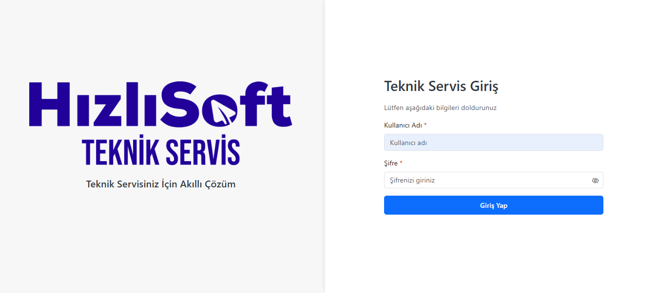 HızlıTeknik Dashboard